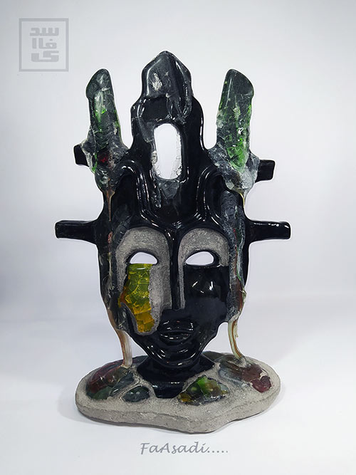 ceramic & glass sculpture | Faasadi