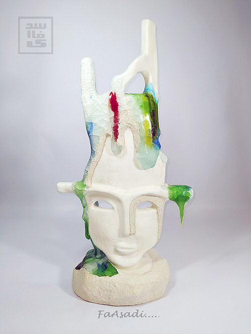 ceramic & glass sculpture | Faasadi