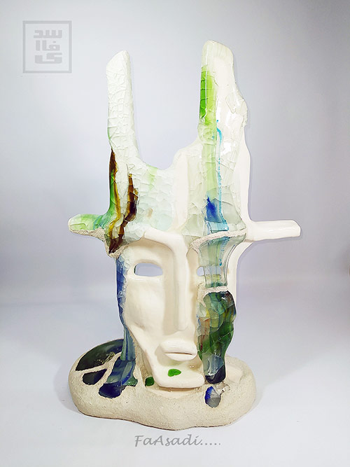 ceramic & glass sculpture | Faasadi