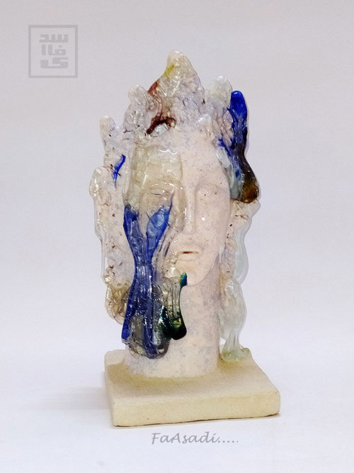 ceramic & glass sculpture | Faasadi Art.